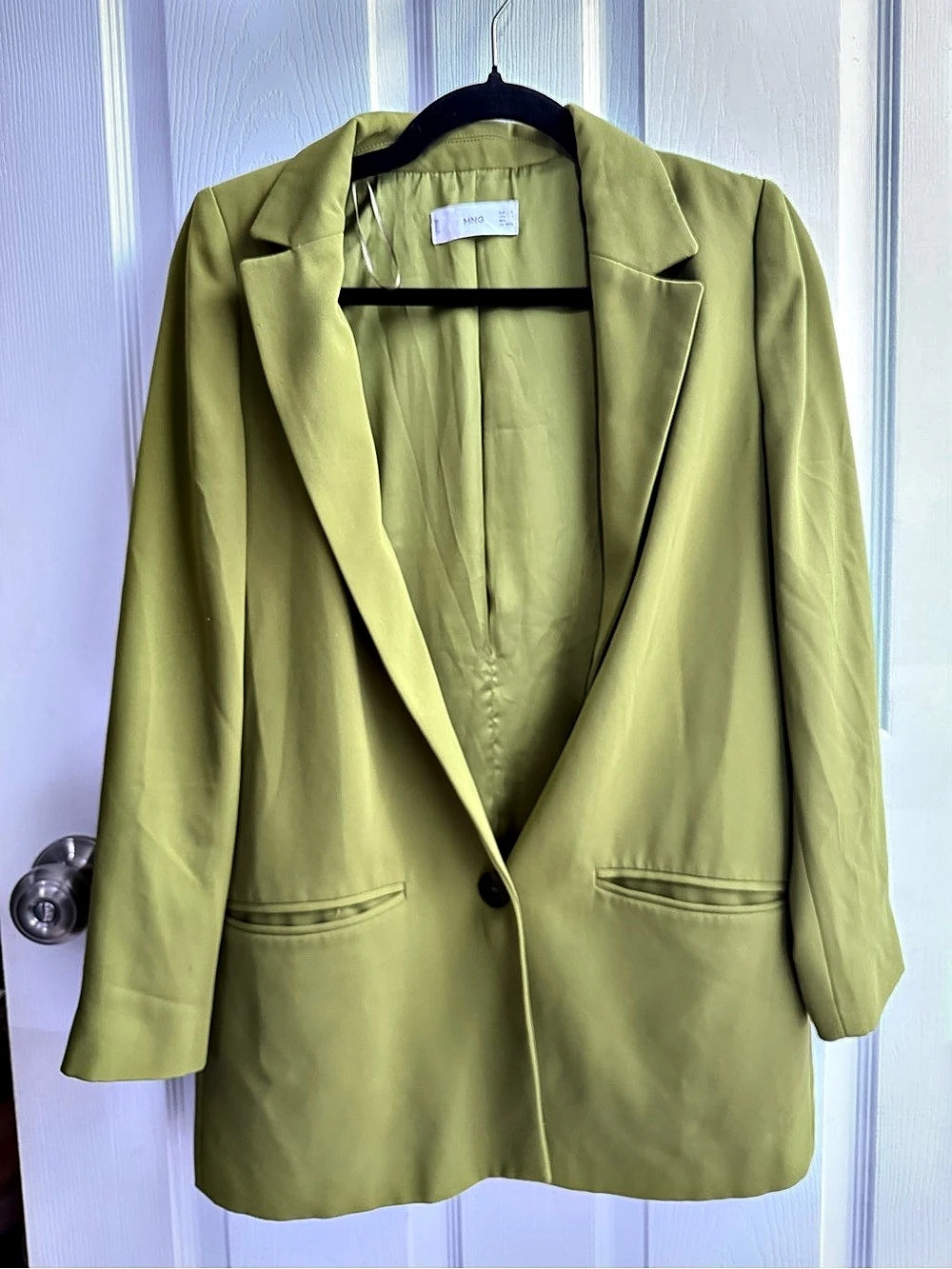 MNG Green Blazer Like New